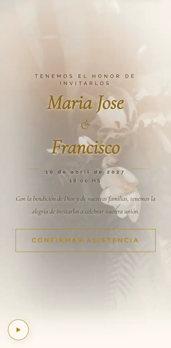 Invitación digital Clasica