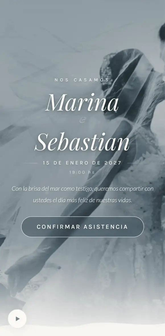 Invitación digital Crystal