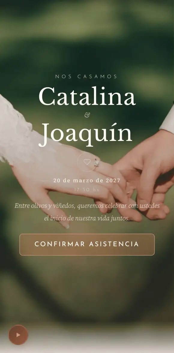 Invitación digital Toscana