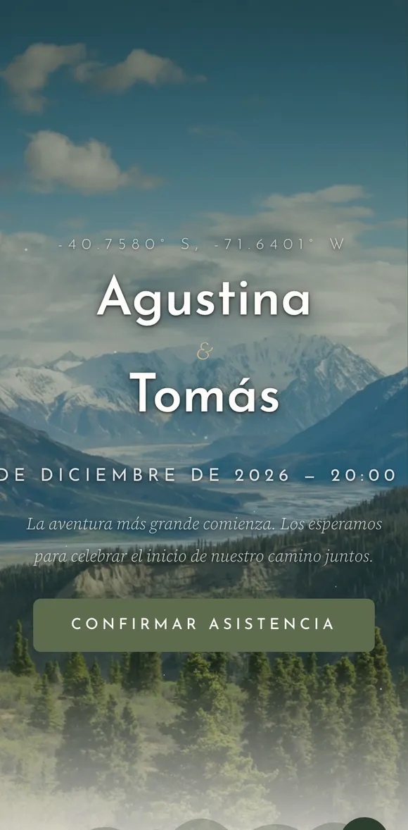 Invitación digital Aventura