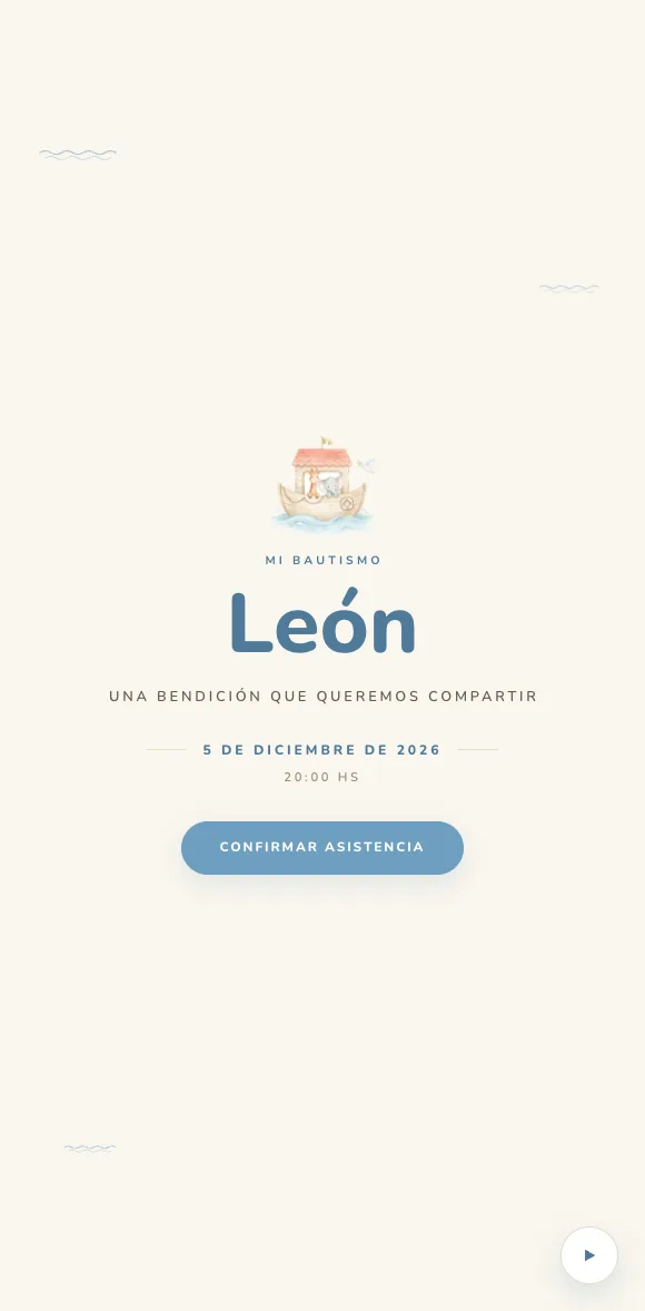 Invitación digital Arca