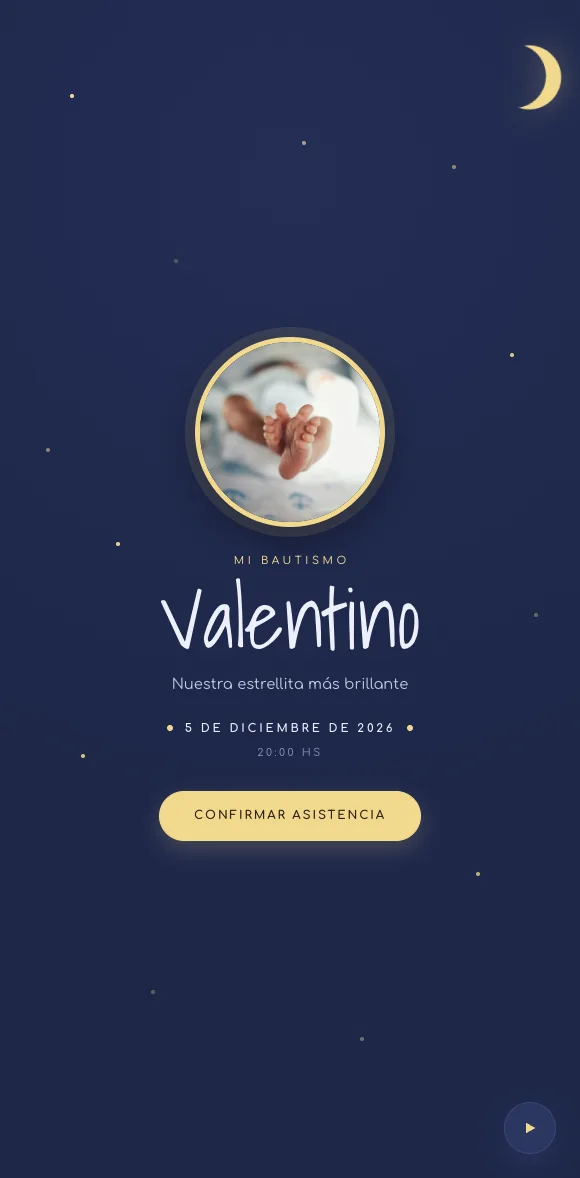 Invitación digital Lucecitas